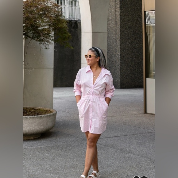 Revolve Phoebe Shirt Dress in Pink from Bailey 44 🌸 - Picture 2 of 7